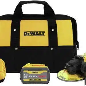 Dewalt DCG440X2 Grinder with Kickback Brake Kit