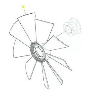 Perkins CH11691 Fan