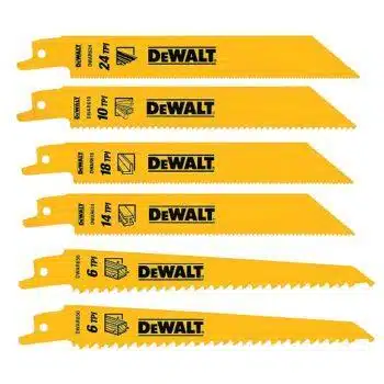 Dewalt DW4856 Metal/Woodcutting Reciprocating Saw Blade Set