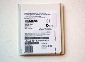 Siemens 6AV21818XP000AX0 SD Memory Card